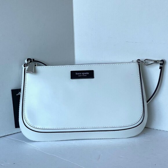 Kate Spade Sam Icon Mini Shoulder Bag White Leather - Picture 3 of 15